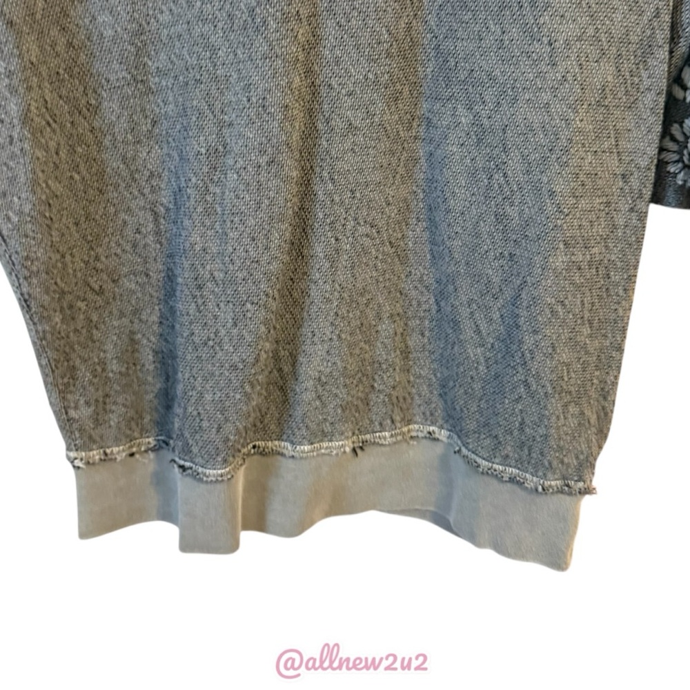 Free People Green Floral Women’s Sweater Top Size Small - Picture 8 of 16